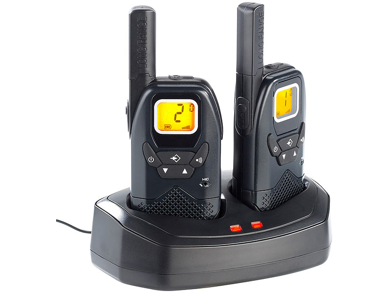 Talkie Walkie Simvalley Communications 2 oreillettes avec