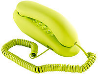 simvalley communications Kabelgebundenes Festnetz-Telefon, grün