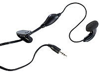 simvalley communications Headset 2er-Set für Walkie-Talkie-Set PX-1750; 4G-Tischtelefone mit Hotspot, SOS-Taste und Radio, Walkie-Talkie Headsets 
