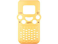simvalley communications Front-Blende für Walkie-Talkie WT-305, gelb; Notruf-Handys Notruf-Handys 