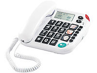 simvalley communications Senioren-Komfort-Festnetz-Telefon "XLF-60Plus"