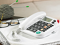 simvalley communications Senioren-Komfort-Festnetz-Telefon "XLF-60Plus" (refurbished)