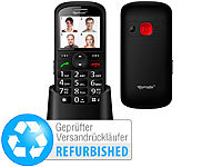 simvalley communications Komfort-Handy mit Garantruf Premium, Versandrückläufer; Notruf-Handys 